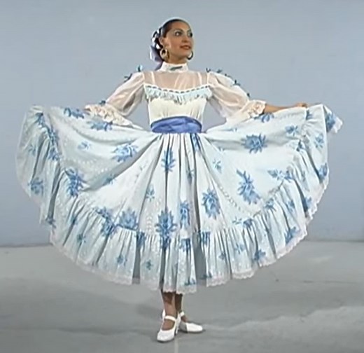 Traje típico de Baja California Sur para hombre y mujer (descripción)