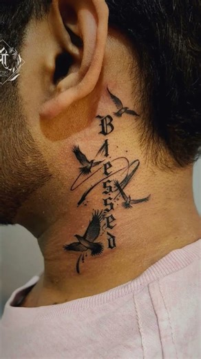 neck tattoo designs#necktattoo #cute #tattoofun #tattoo