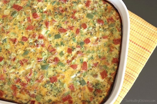 Farmers' Market Overnight Breakfast Egg Casserole