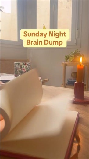 Sunday night brain dump #journalprompts #mindfuljournaling #braindump #sundayreset