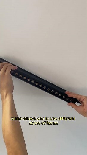 Track lighting system for stretch ceiling - change light design whenever you want!