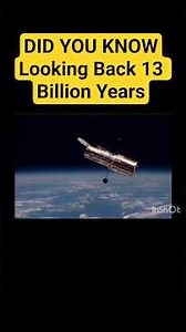 Did you know Hubble is a real-life time machine? 🛰️⏳ #DidYouKnow #NASA #TimeTravel #Cosmos #BigBang