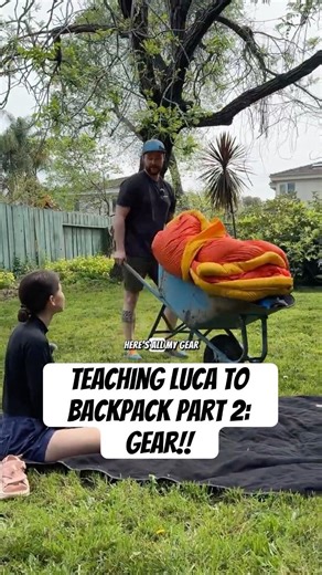Teaching Luca to Backpack Part II: Gear! (Try it before you buy it!)