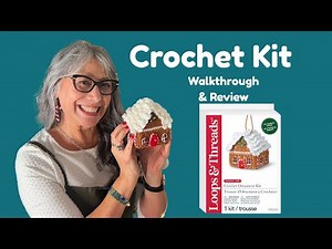 Crochet Gingerbread House Tutorial | Loops & Threads Kit Full Guide