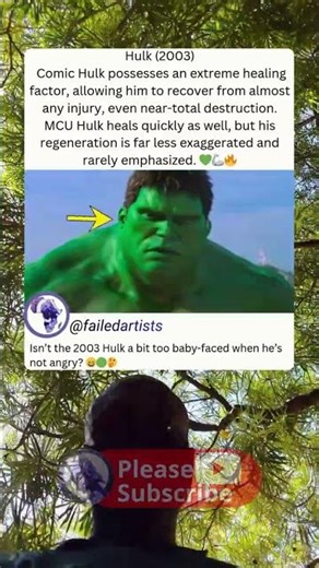 Hulk 2003 Explained Comic Hulk Healing Factor vs MCU Hulk Regeneration Differences 💚🎬🔥