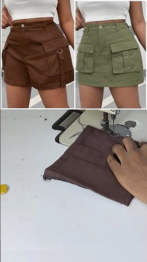 Cargo Pants Pocket #sewingtutorial #beginnerfriendly