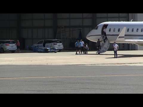 'Roger Federer. Family. Private Jet. Melbourne, Australia. 15MOF
