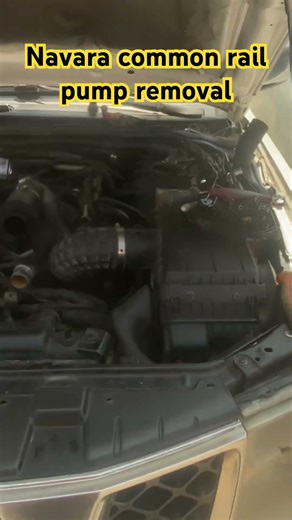 How to remove Nissan Navara pump