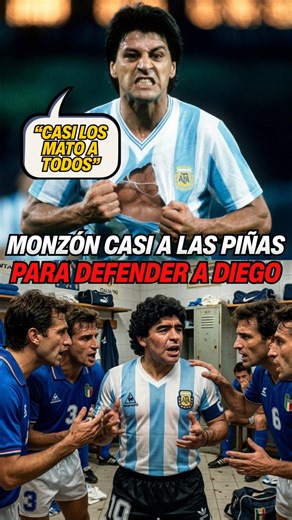🛡️🔟 ¡MONZÓN CASI SE VA A LAS MANOS POR MARADONA! #maradona #mundial #worldcup