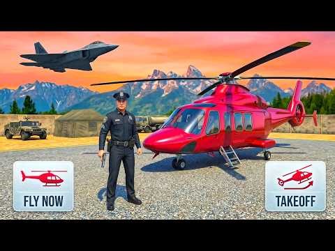 POLICE HELICOPTER CHASE! 👮‍♂️ Catching The Criminals from Sky! | Xtreme Hyper