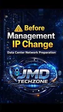 Don’t Change Management IP Before Watching This | Data Center Network Tip