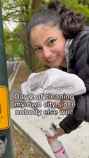 Day 2 of cleaning my own city since nobody else will😄#cleaning #deepcleaning | Quick’n Brite All Purpose Cleaner