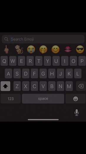 Smartphone Keyboard Animation: Typing A to G