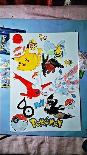 Pokemon Doodle #drawing #pokemon #cards #pikachu