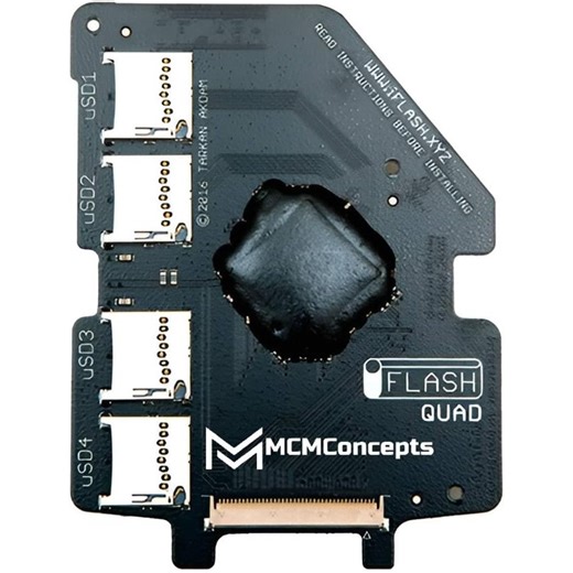 iFlash Quad Micro SD Adapter for Apple iPod Video/Classic by MCMConcep