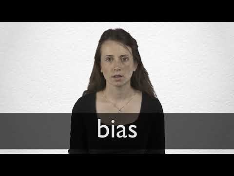 How to pronounce BIAS in British English