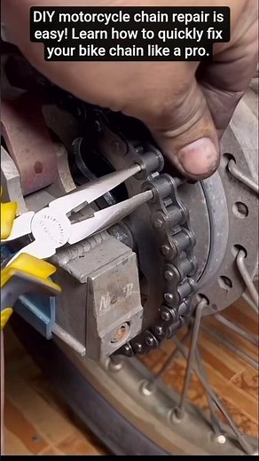 Quick Motorcycle Chain Link Repair