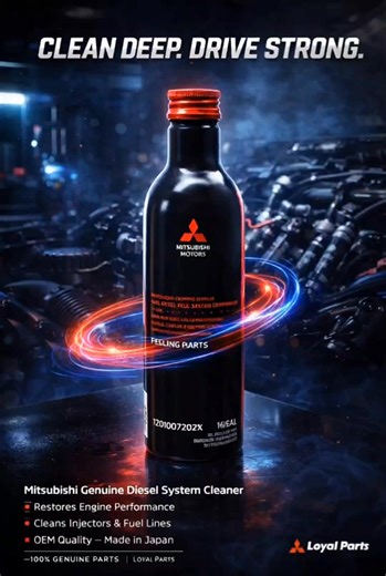 🔥 STOP DRIVING A DIRTY DIESEL. 🔥 Your engine is choking on carbon. We fix it. 💥 Mitsubishi Genuine Diesel System Cleaner ⚙️ Cleans injectors DEEP 🚀 Restores lost power 🛡️ OEM quality – Made in Japan One bottle. Real results. 👉 Go genuine or go home. 🔗 Get it now from LOYAL PARTS #CleanDeepDriveStrong #DieselBeast #MitsubishiGenuine #LoyalParts #DieselLife #CarReels #EnginePower #OEMParts #AutoCare #CarEnthusiast #PerformanceUpgrade #DriveHard #Bangladesh | Loyal Parts