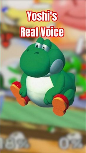 Here's what Yoshi Really Sounds Like🦖🗣 #Nintendo #Yoshi #Trivia