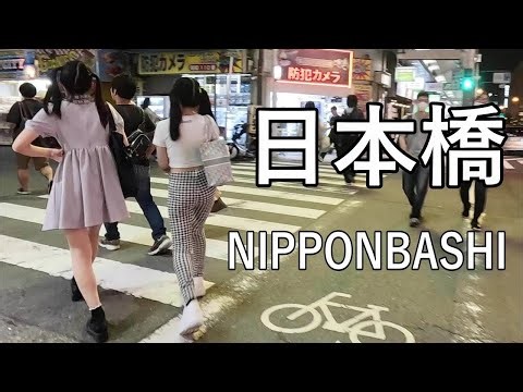 【番外編】西日本最大のオタクの聖地、日本橋を夜に散歩 Night walking in NIPPONBASHI of Osaka, big otaku paradise in west Japan