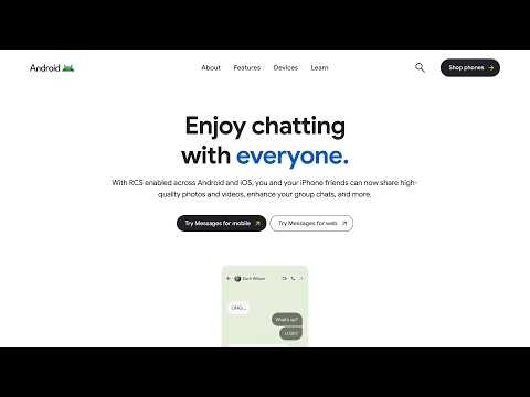 Try Google Messages. Keep what matters · Android.com · 2026
