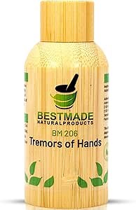 Bestmade Tremors of Hands Natural Support BM206 - Use for Tremor Support, Hand Tremors from Aging, Tiredness, Stress, Muscle Rigidity & Slowed Movement, Easy to Use, Drink with Water, 30mL Drops