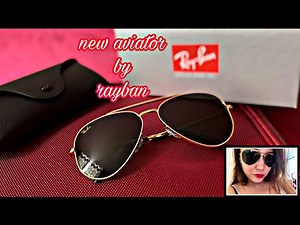 Rayban New Aviator Unboxing