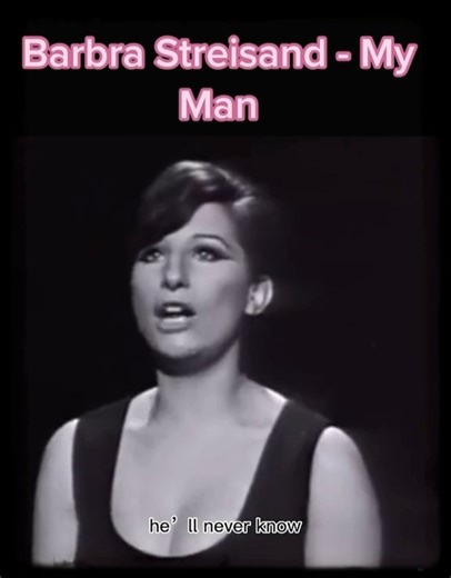 Barbra Streisand singing ‘My Man’ in 1965 🎬❤️🎶 #barbrastreisand | Matthew Knobloch