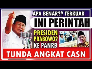 🔴 BY BY, KAMI DAH PENSIUN PAK WOWO, APA BENAR INI PERINTAH BELIAU? PENGANGKATAN CASN DITUNDA 1 TAHUN