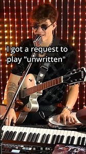 First attempt live looping "Unwritten"