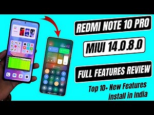 Finally Redmi Note 10 Pro/Max MIUI 14.0.8.0 New Update Released, Full Features Review, Install India