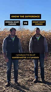 Know The Difference: Smart vs. Normal Dairy Farmer 🙌 Follow me for proven strategies to boost components and profit on your dairy. | Dado Dairy Consulting