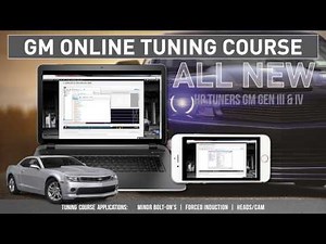 GM HP Tuners Level 1 Online Course Gen III/IV V8 guide with one year of support
