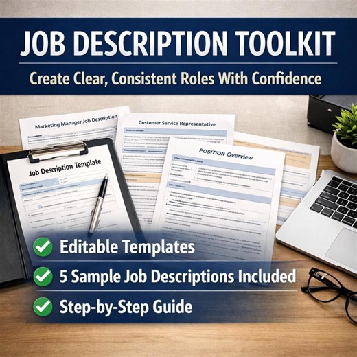 Job Description Toolkit | Editable HR Templates + 5 Samples - Etsy Australia