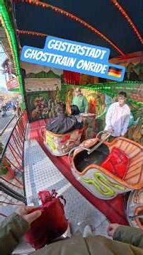 Geisterstadt Ghosttrain/Darkride Onride Hannover 🎡🇩🇪 #ghost #ghosttrain #kirmes #funfair #ferias