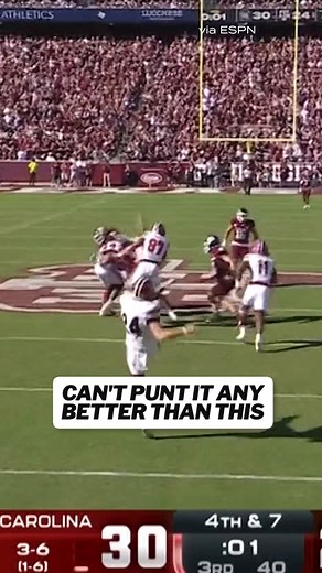 The definition of a perfect punt. | CBS Sports College Football