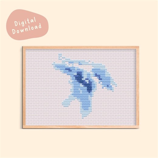 Lake Huron Cross Stitch Pattern, Instant Download, Printable Pattern, Pattern Keeper Friendly, Cross Stitch, Needlepoint, Embroidery - Etsy
