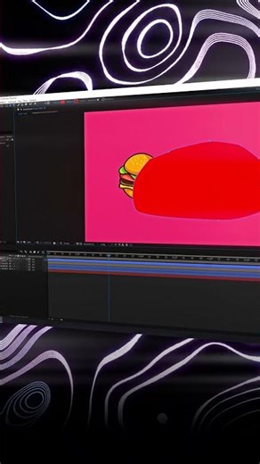 Burger Shop Logo Animation Process in After Effects | Logo Animation | After Effects Edits |