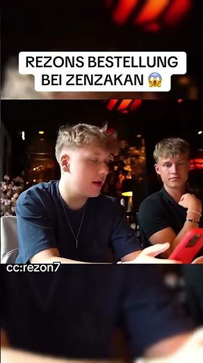 Rezons bestellung beim Besten restaurant Deutschlands 😱#rezon #essen #shorts