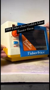 840K views · 18K reactions | Looks like it’s really cooking! 1988 Fisher Price Golden Glow Toaster Oven #fisherprice #playtime #retrotoys #playfood #80skids #childhoodnostalgia #oldtoys #memoryunlocked | CPJ Collectibles | Facebook