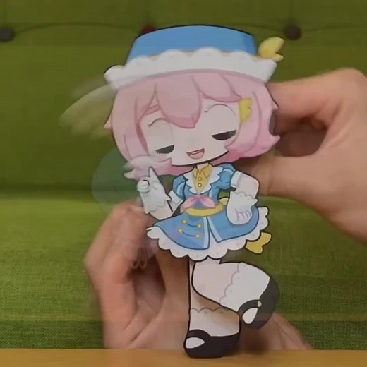 Interactive Moving Paper Doll Toy
