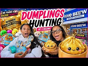 CAMPING OUT At Five Below For The $1,000 GOLDEN DUMPLING?! 👀😱