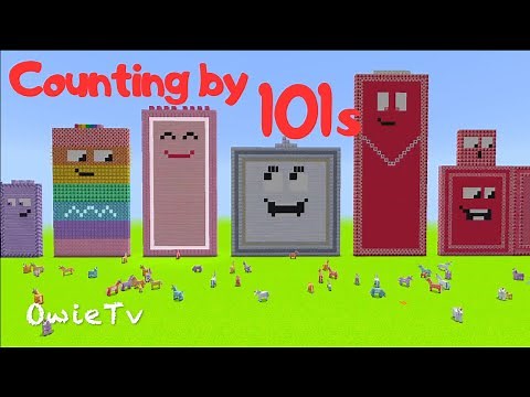 Counting by 101s Song | Skip Counting Songs for Kids | Minecraft Numberblocks Counting Songs