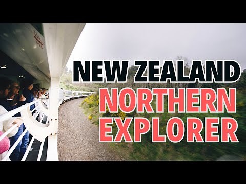 Northern Explorer - crossing New Zealand by train