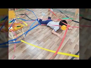 유치원 거미줄놀이