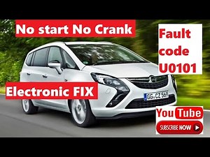 ✅Opel Zafira C 2012 Engine not Start❗ Fault code U0101- Lost Communication with Transmission (TCM)