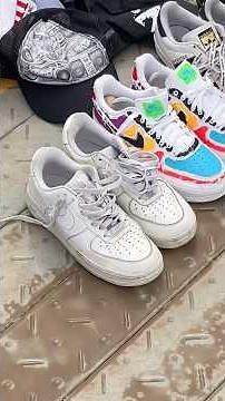 I'll clean up the 2000 yen AF1 at the flea market👟🧼 #asmr Explanation → Comment section👨🏼‍🏫💬