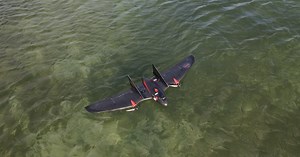 VT-Naut fixed-wing drone takes off vertically and makes water landings
