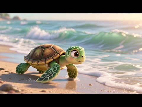Baby Sea Turtle Cable Ferry 🐢⛴️🌊 | Learn Vehicles and Sea Adventures for Kids | Fun Educational Song