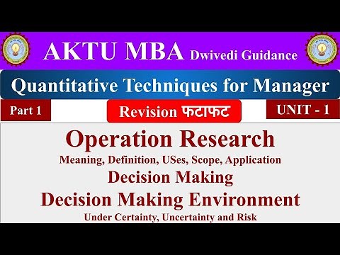 Quantitative Techniques for Manager unit 1, Quantitative Techniques for Manager mba 1st sem, QTM